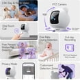 2.5K Indoor Camera 2pack, Non-Subscription AI Person/Pet/Cry Detection ...