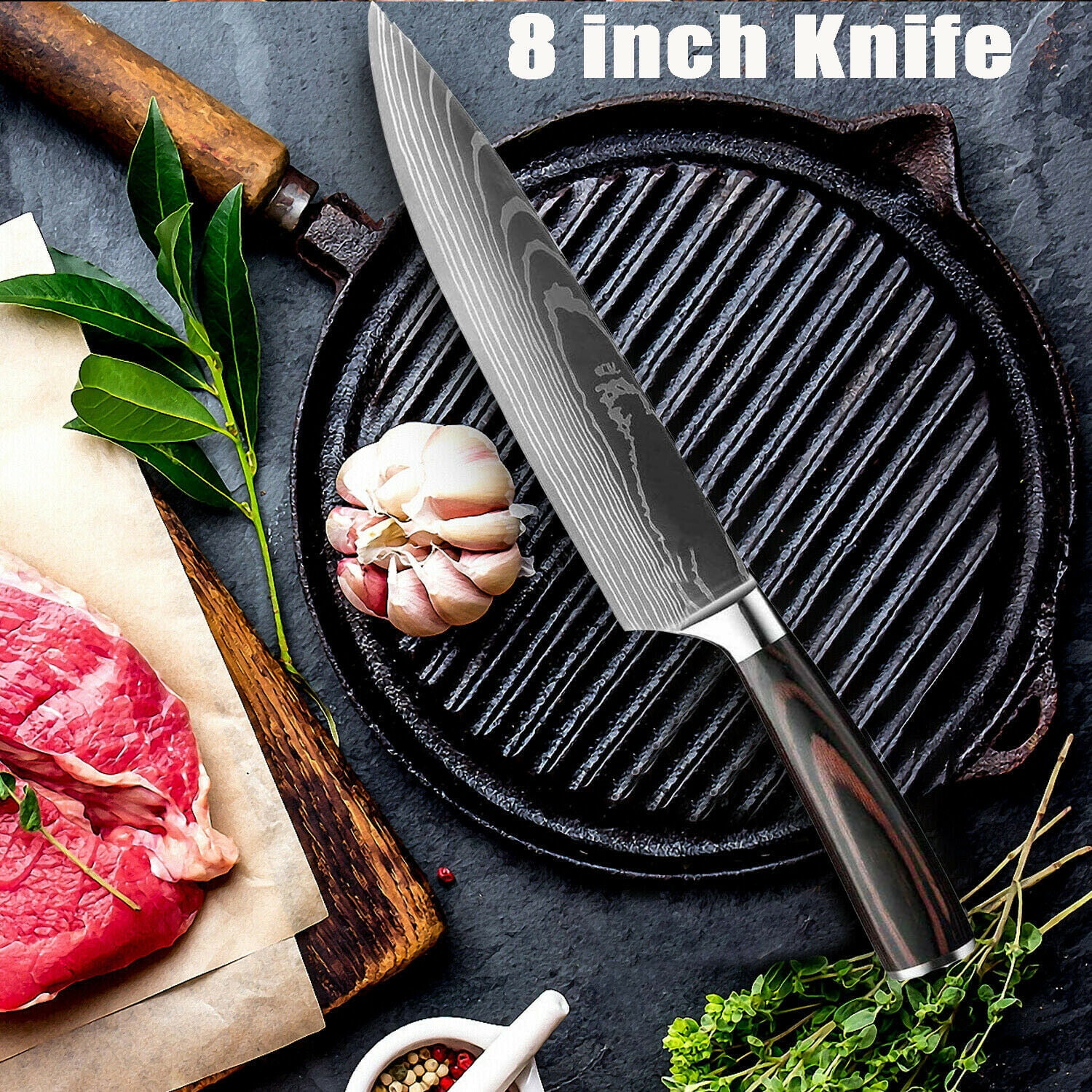 MagoFeliz Fish Fillet Knife, Stainless Steel Sharp 6 inch Blade for Boning  Meat 