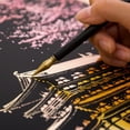 thumbnail image 4 of Color ciudad de noche paisaje rasguño hecho a mano rasguño DIY pinturas creativas hechas a mano para regalos de novias, 4 of 6