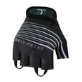 thumbnail image 5 of Cycling Gloves Padded Half Finger Dot Polyester Fabric Palm Light Weight Workout Biking Fingerless Gloves Black-L, 5 of 7
