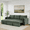 Olive Drab01, variant on Gewnee L-Shaped Corduroy Convertible Sleeper Sofa Bed with Storage Chaise, 3-Seater Corduroy Sectional Couch for Small Living Room Apartment Office Olive Drab