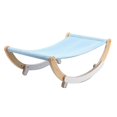 thumbnail image 1 of Cat Bed For Indoor Cats Kitten Cat Rocking Bed Two Working Models Blue/grey, 1 of 5