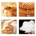 thumbnail image 4 of Juguete de peluche de serpiente realista, accesorios de jardín de animales de peluche, juguetes de broma para interiores y exteriores, 4 of 8
