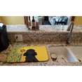 thumbnail image 2 of Carolines Treasures WDK5463DDM 21 x 14 in. Summer Sunflowers Toy Black Poodle Dish Drying Mat, 2 of 5