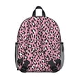 thumbnail image 3 of Leopard Print Backpack Backpack for School,Cute School Bag,Schoolbag with Adjustable Shoulder Straps & Padded Back,13.8"x11.4"x6", 3 of 6