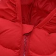 thumbnail image 5 of Hicidod Toddler Winter Jacket Padded Warm Down Coat Hoods Warm Windproof Cute Lightweight Packable Baby Puffer Jacket, 5 of 7