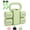 Green, variant on Adjustable 2-in-1 Dumbbell & Kettlebell Set, Free Hand Weight 4.4lb~11lb for Home Gym Training