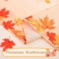thumbnail image 4 of Fall Curtains for Living Room Maple Leaves Curtain 84 Inch Length 2 Panels Set Thanksgiving Curtains for Bedroom Rod Pocket Light Filtering Window Curtain for Dining Room, Autumn, 52"W x 84"L, 4 of 7