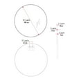 thumbnail image 2 of Rond mirror with aluminum frame 35.5 inch (90.17 cm), 2 of 3