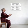 thumbnail image 4 of Seated Exercise Chart Tai Chi Chair Workout Canvas Poster 12x18 Unframed Bedroom Decor, 4 of 8