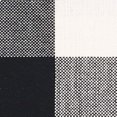 thumbnail image 4 of Housse de Coussin en Lin à Carreaux Noir et Blanc, 4 of 7