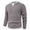 Khaki, variant on Men's Fake Two Piece Sweater Round Neck Elastic Knit Base Layer Long Sleeve