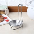 thumbnail image 2 of Soporte para cucharas de acero inoxidable, soporte para cucharas para utensilios de cocina, soporte para cucharas portátil de acero inoxidable de estilo occidental, 2 of 5