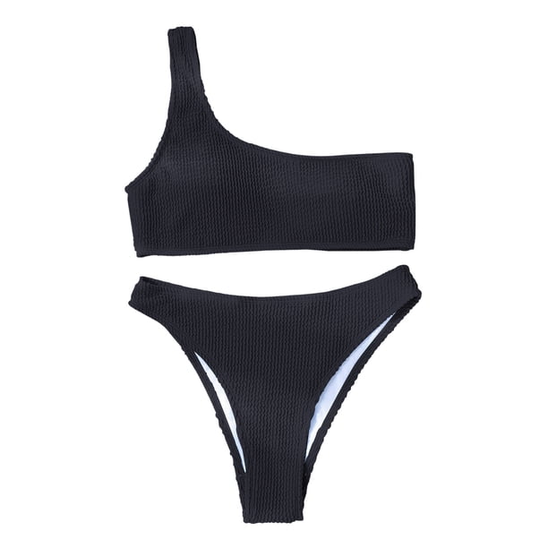 Traje de baño sexy de dos piezas con almohadilla push-up para mujer Conjunto de ropa de playa Fridja nalpqowj60989