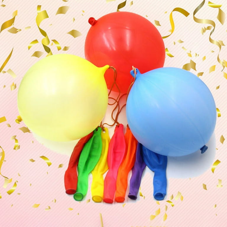 【BAON】[unisex] Banding String Pintuck Balloon Parachute PT UDIYO 50Pcs Punch Balloon with Rubber Band High Elasticity