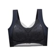 thumbnail image 3 of inalámbrico para mujer, ropa interior para mujer, todos los días, ligero, cómodo, para niñas, sin aros, correa ancha, Negro L 75BCD Sunnimix Sujetador de mujer, 3 of 8
