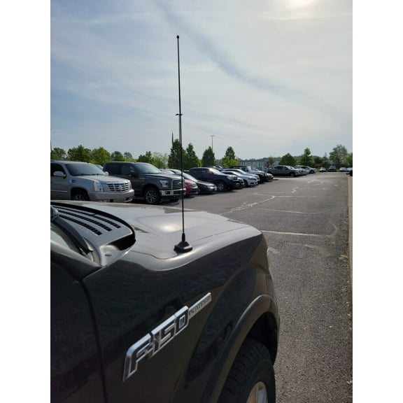 21" inch Black Stainless Antenna Mast Power Radio AM/FM for FORD F-150 2009-2023 New