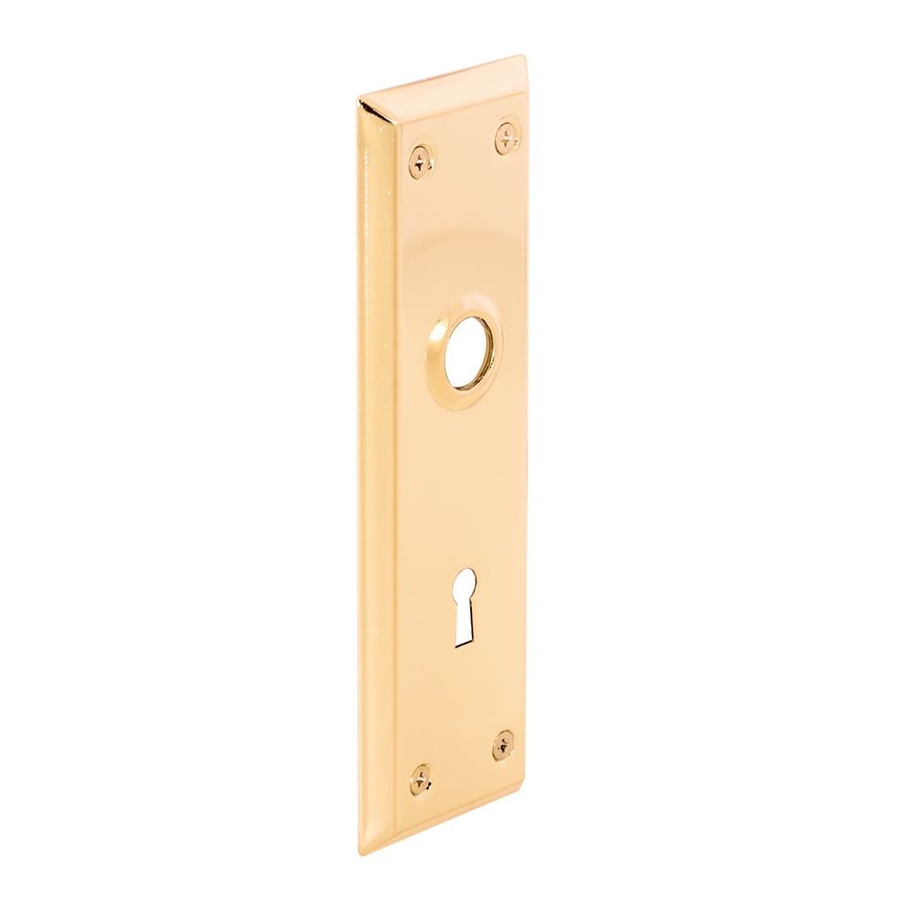 Escutcheons Polished Chrome,Satin or Dual Standard Door Keyhole Slotted Cover x2 