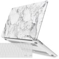 thumbnail image 1 of Funda IBENZER para MacBook Air de 13 pulgadas, 2018, mármol blanco, 1 of 9