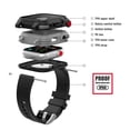 thumbnail image 2 of Étui Étanche pour Apple Watch Series3, 4 et 5, ShellBox IP68 Certifié Antichoc Résistant aux Impacts Apple iWatch Étui de Protection Intégrale avec Protecteur d'Écran Intégré (Noir), 2 of 7