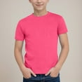 thumbnail image 2 of yocbz Boys T Shirts Shirts Boys Tee Toddler Kids T-Shirt Hot Pink,Size for 4-5 Years, 2 of 7