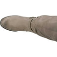 thumbnail image 5 of WHITE MOUNTAIN Womens Liona Faux Suede Tall Riding Boots Taupe 5 M, 5 of 6