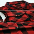 thumbnail image 3 of Ketyyh-chn99 Men Shirts Multi Plaid Patchwork Flannel Shirt 2023 B,L, 3 of 4