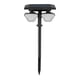 thumbnail image 1 of Inteprter Light Solar Outdoor Lawn Walkway Landscape Lámpara de doble cabeza Patio Paisajismo Iluminación Resistente a la intemperie Iluminación y accesorios Blanco 6000K, 1 of 6