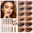 thumbnail image 2 of Sombra de ojos en barra 2 en 1, mate, perlado, suave, color nude, líquida, para contorno, resistente al agua, con brillo, 2 of 5
