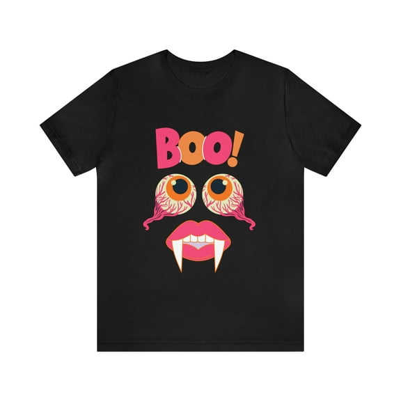Halloween Boo Spooky Shirt Unisex in Black