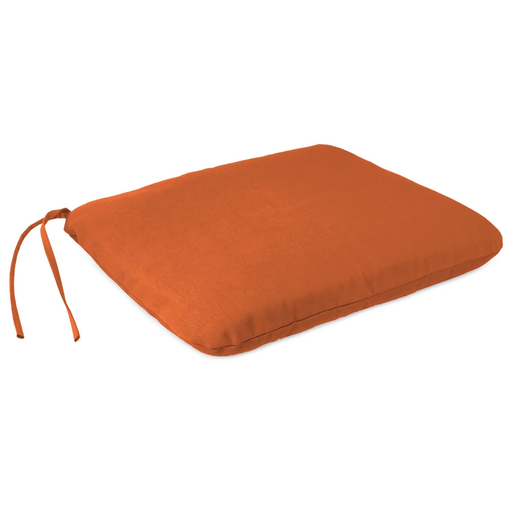 Sunbrella Canvas Outdoor Seat Cushion, Rust, 15" L x 19" W Walmart