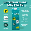 thumbnail image 4 of Ripple Kids Non-Dairy Milk l 8g Pea Protein l Shelf-Stable l Vegan, Plant Based l DHA l Prebiotics (32 Fl Oz (Pack of 6), Kids Original), 4 of 6
