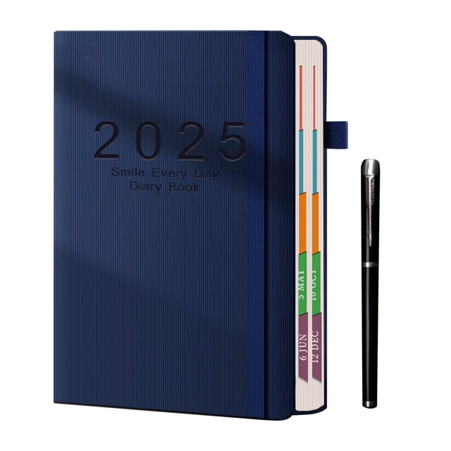 Primegos 2025 Daily Planner One Page Per Day Jan-Dec A5 Day Planner