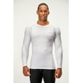 thumbnail image 7 of DEVOPS 3 Pack Men's Athletic Long Sleeve Compression Shirts (2X-Large, White/White/White), 7 of 7