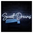 thumbnail image 1 of Letrero De Neón Sweet Dreams Para Decoración De Pared, Luz Con Letras, Dormitorio, Habitación, Fiesta De Boda, Bar, Club, Lámpara Iluminada 45cmx15cm, 1 of 5