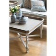 thumbnail image 4 of Hassch Farmhouse Coffee Table - Rustic Square Wood Tray Sofa Table, French Country End Desk for Living Room, 33"L x 33"W x 19"H, Distressed White, 4 of 8