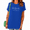 Blue, variant on Women's White One Line Shell Turtle Starfish Psalm 46 10 Still God Faith Graphic Short Sleeve Crewneck Black Tops
