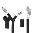 thumbnail image 2 of Clips de tubo de almacenamiento de alambre WSKEN, organizador de funda de cable, protector de cable, enrollador de tubo, cargadores, almacenamiento sin enredos Inevent DZ3543-00B, 2 of 7