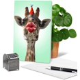 thumbnail image 3 of The Best Card Company Wild Kisses - Birthday Greeting Card with Envelope (4.63 x 6.75 Inch) - C9280ABDG, 3 of 5
