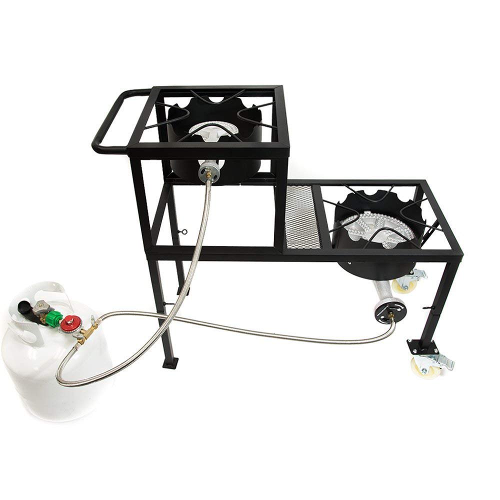 GAS ONE Propane Burner Two Step/Tier 300,000BTU HighPressure Propane