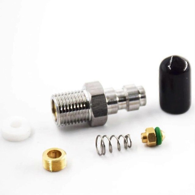 1 PC High Pressure Pumps Male Connector 8mm Quick Connect Check Valve PCP Filling Joint With Filter M10 Rust-proof Tools Part