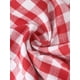 thumbnail image 5 of Mono sin mangas de cuadros Gingham INSPIRE CHIC para mujer con encaje en el dobladillo y cintura fruncida, jumpsuit corto rojo M, 5 of 6