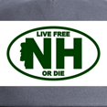 thumbnail image 2 of CafePress - New Hampshire Live Free Or Die - Adjustable 100% Brushed Unisex Casual Cotton Baseball Cap, Beige, 1, 2 of 2
