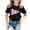 Black, variant on Kids School T Shirt Lightweight Short Sleeve Crewneck Graphic Top Daily Casual Wear for Boys Girls