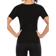 thumbnail image 4 of SHCKE Women Sauna Suit Hot Sweat Suit Sauna Shirt Sweat Body Shaper Workout Training Suit Short Sleeve, 4 of 4