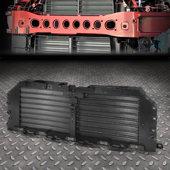 Nuvision for 21-23 Ford F150 OE Style Front Upper Active Grille Radiator Shutter Assembly
