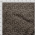 thumbnail image 4 of oneOone Cotton Poplin Twill Brown Fabric Floral Retro Sewing Fabric By The Yard Printed Diy Clothing Sewing Supplies 56 Inch Wide, 4 of 5
