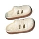 thumbnail image 5 of Zapatilla hueca con punta cerrada, resistencia al deslizamiento, parte inferior gruesa, zapatilla hueca para mujer, verano, 5 of 8