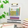 thumbnail image 6 of FMSHPON Chemical Elements Clipboard Hardboard Wood Nursing Clip Board and Pull for Standard A4 Letter 13x9 inches, 6 of 6