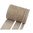 thumbnail image 6 of Ribbonitlux Natural Burlap Wired Ribbon, 4 inch x 20 Yards, Wired Edge Burlap Ribbon for Gift Wrapping, Big Bow, Wreath, and Christmas Tree Decoration, 6 of 7